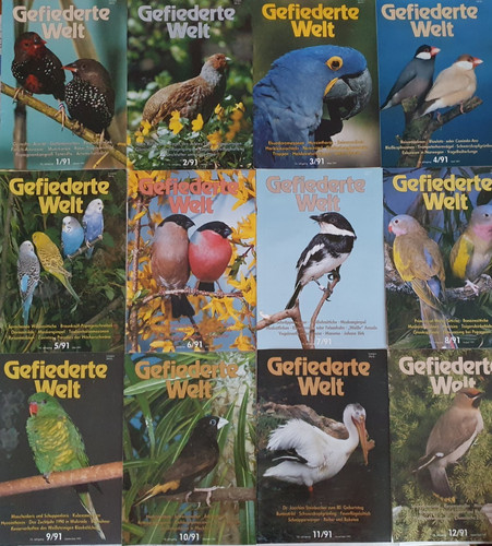 Gefiederte welt jahrgang - gefiederte,