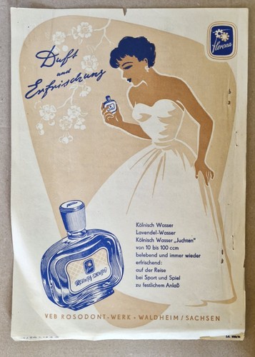 Ddr werbung kölnisch wasser - ddr, wasser"