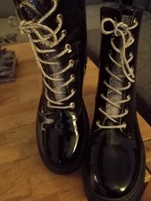 Hochwertige Glitzer Boots Gr
