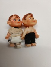 2 Vintage Gummi Figuren Made Umin Hong Kong