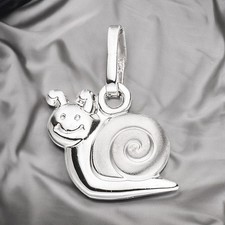 Kinder anhänger schnecke - anhänger, 925