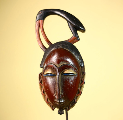 Afrikanische holz vogel wappen - afrikanische,