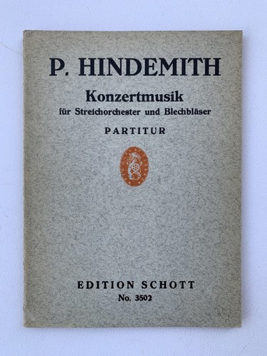 Noten hindemith - noten, .