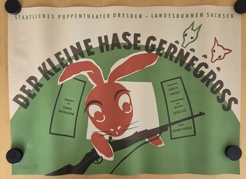 Plakat der kleine hase - plakat,