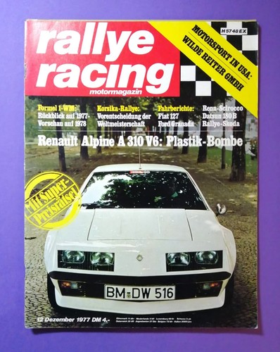 Alte zeitschrift rallye racing - alte,