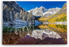 120x80cm Wandbild Maroon Bells