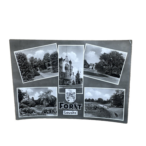 Postkarte forst lausitz - postkarte,