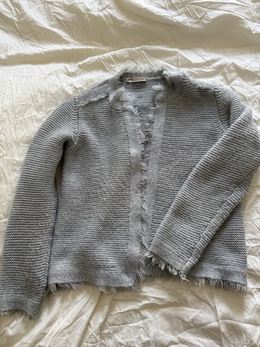 Weste strickjacke grau - weste,