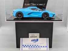 Modellautos 1:18 BBR Ferrari LaFerrari 2013 Matt Baby Blue Ltd 02/10 Vitrine OVP