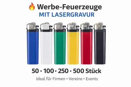Werbe feuerzeuge inklusive - werbe,