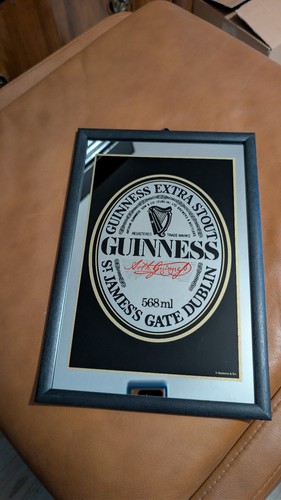 Guinness werbespiegel 32cm - guinness,
