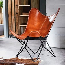 Echter Leder Butterfly Stuhl
