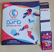 TOPPS Fussball UEFA Women`s EURO EM  2025 Schweiz bis zu 30 Sticker aussuchen !!