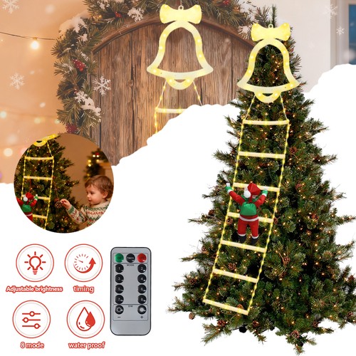 Kletternder weihnachtsmann led - kletternder,