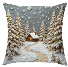 Weihnachts-Kissen-Bezug