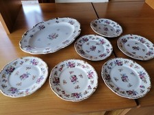 Reichenbach Porzellan Barockstil Eßservice Speiseservice Goldrand 25 Teile