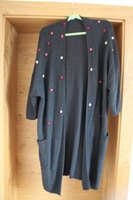 Blutsgeschwister Strickjacke lang Bommel M L XL XXL onesize
