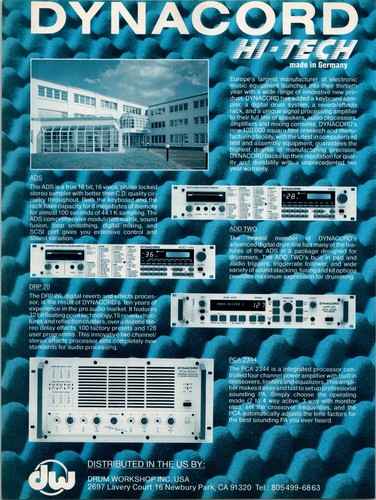 1988 dynacord pca 2344 - dynacord,