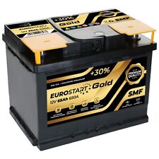 PKW Autobatterie 12 Volt 65Ah Eurostart SMF Starterbatterie ersetzt 55Ah 60Ah
