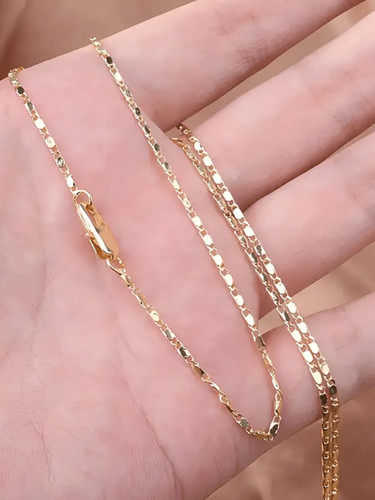 Kette vergoldetes kupfer - kette, 2mm