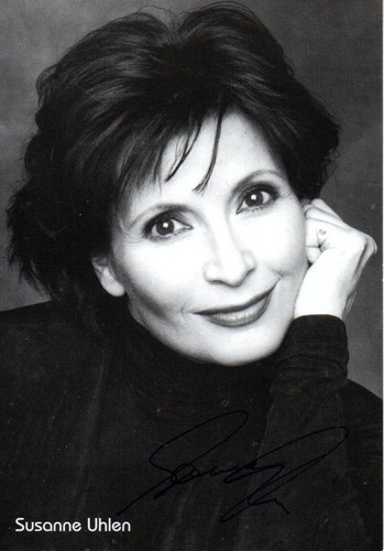 Autogramm susanne uhlen - -,