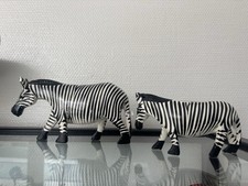 2 Holz-Zebras aus Afrika
