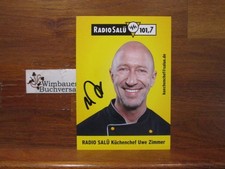 Original Autogramm Küchenchef Uwe Zimmer Radio Salü /// Autogramm Autogra 249112