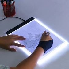 Transparenter Zeichentisch Kinder LED Schreibtisch mit verstellbarer Helligkeit