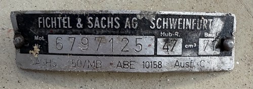 Sachs motor - mb,