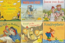 6 Pixi - Geschichten aus der Bibel - und Kindergebete