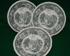 Villeroy & Boch - Design: Burgenland grün - 6 Suppenteller - tiefe Teller - TOP