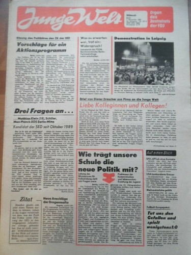 Junge welt november - welt, 1.