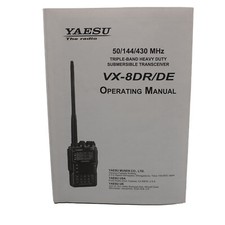 Englische Anleitung für Yaesu