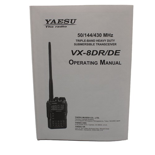 Englische anleitung für - englische, yaesu