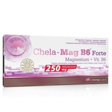 (166,15 EUR/kg) Olimp Chela-Mag B6 Forte 60 Kapseln Vegetarisch Magnesium