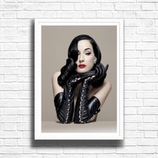 Dita von Teese Wandbild Druck