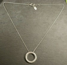 Wunderbare 925 Sterling Silber Kette Markenschmuck Esprit Mit Anhänger Ring 