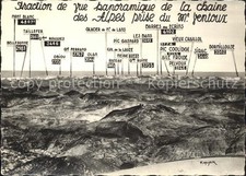 Mont Ventoux Mont Blanc Barres des Ecrins Dormillous