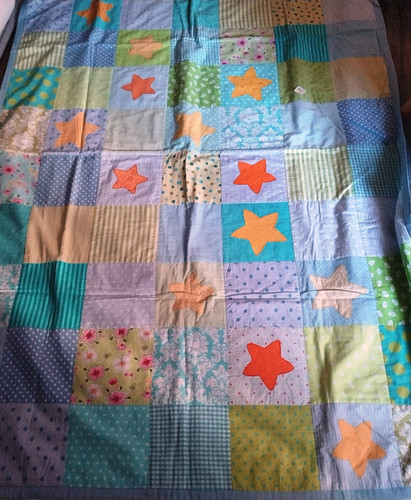 Patchwork/Quiltdecke-
