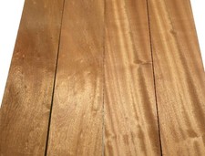 4x Mahagoni Holz Brett