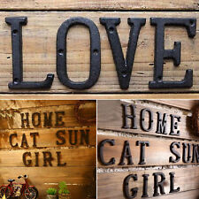 A-Z 0-9 Metall Buchstaben Guss