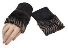 Stulpen Pulswärmer Webpelz