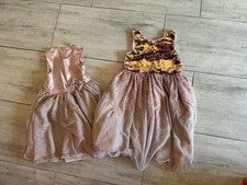 2x H&M Mädchenkleider Gr. 122 – festlich / Glitzer & Tüll
