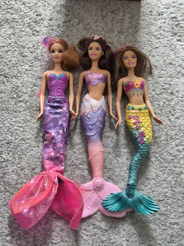 Barbie meerjungfrauen set - meerjungfrauen, 3