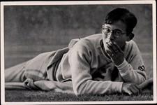 Sammelbild Olympia 1936, Japanischer Dreispringer Naoto Tajima - 10722309