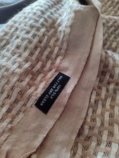 Seiden Schal Beige 70x 100cm Cottage Core 