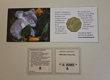 5  Euro Silber,  250 Jahre Tiergarten Schönbrunn in Wien  2002 , im Blister.