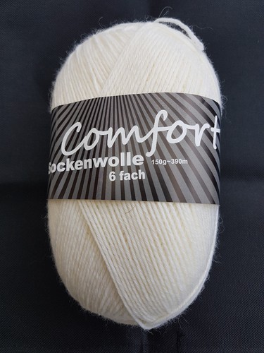 Sockenwolle comfort fach uni - 6-fach,