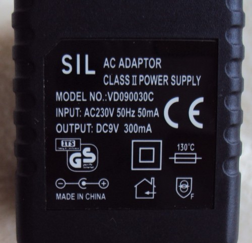 Sil netzteil adapter vd090030c - sil,
