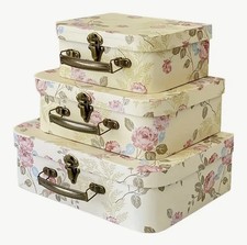 Vintage 3 kleine Koffer Set